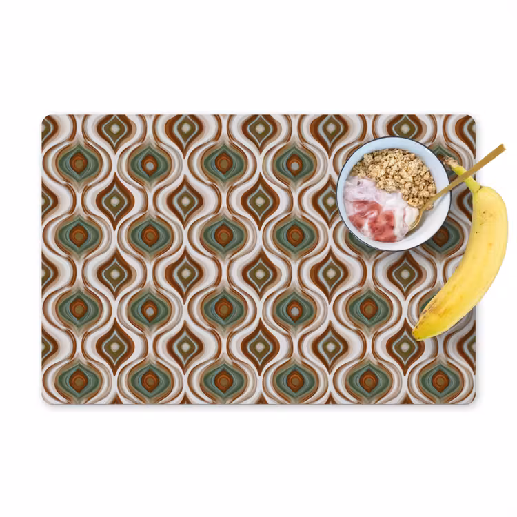Placemat - 6 stuks - Motief - Patroon - Kleurrijk — 1