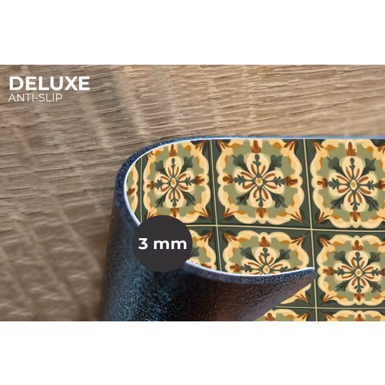 Placemat - 6 stuks - Ornament - Patroon - Groen — 4