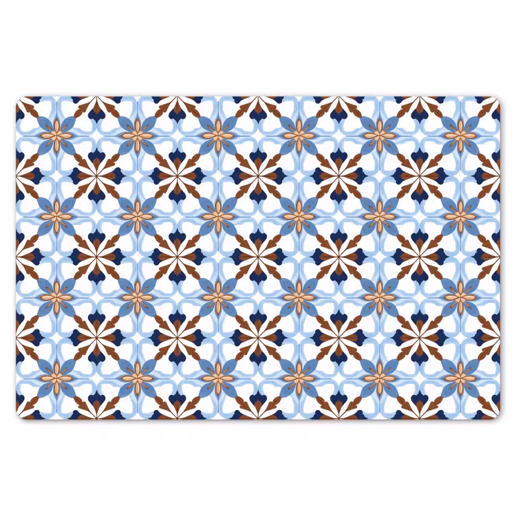 Placemat - 6 stuks - Ornament - Tegel - Kleurrijk — 7