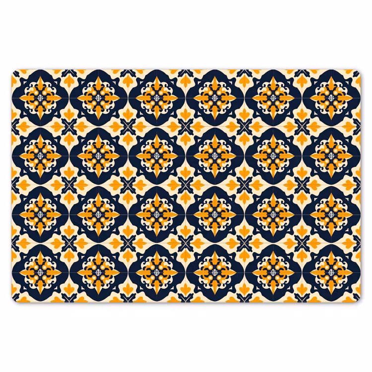 Placemat - 6 stuks - Patroon - Siertegel - Kleurrijk — 7