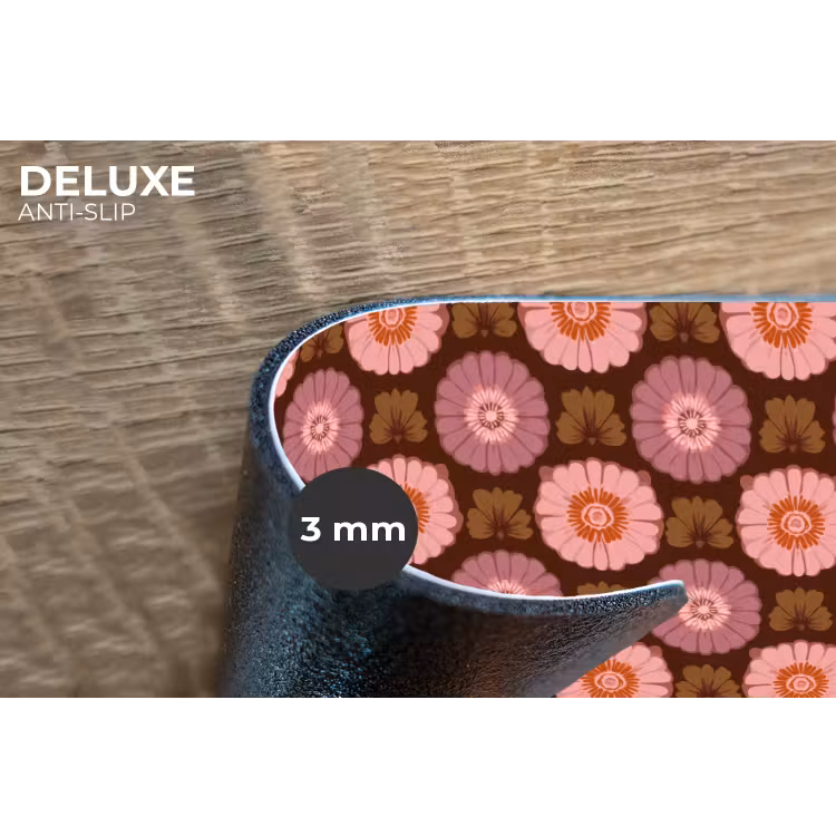 Placemat - 6 stuks - Retro - Madelief - Roze — 4