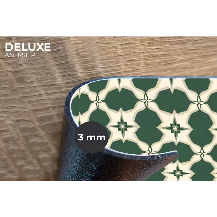Placemat - 6 stuks - Tegel - Klassiek - Groen — 4
