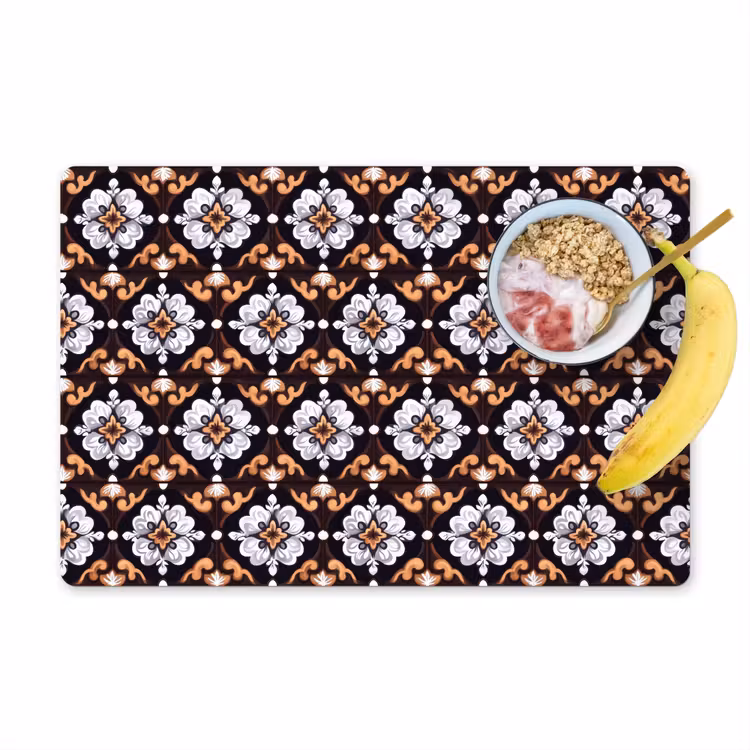 Placemat - 6 stuks - traditioneel - Element - Kleurrijk — 1