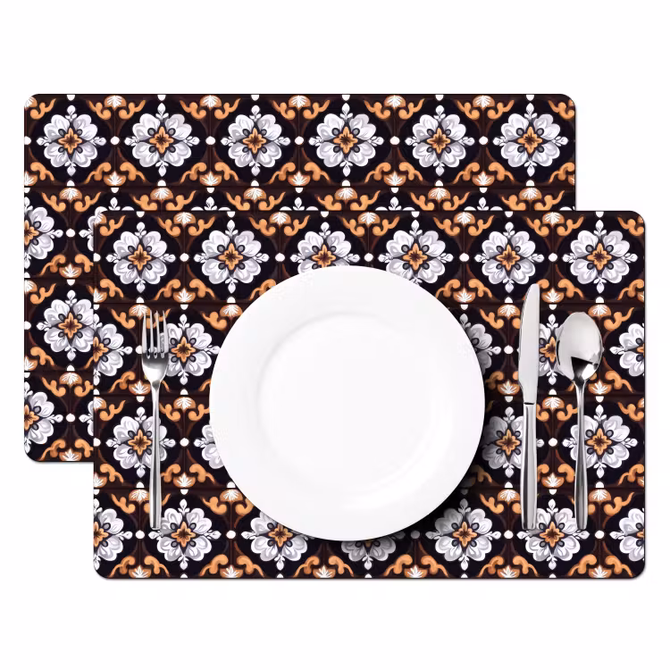 Placemat - 6 stuks - traditioneel - Element - Kleurrijk — 2