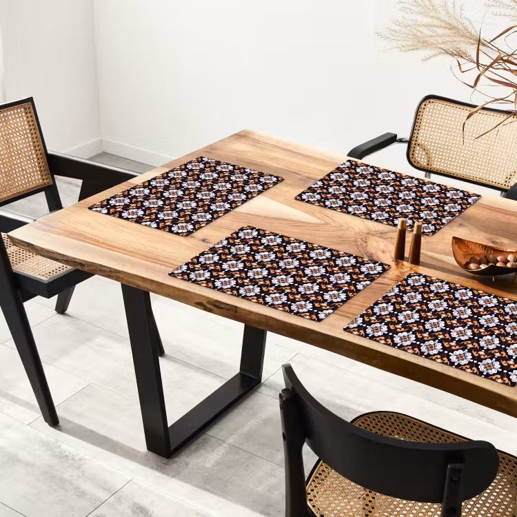 Placemat - 6 stuks - traditioneel - Element - Kleurrijk — 5