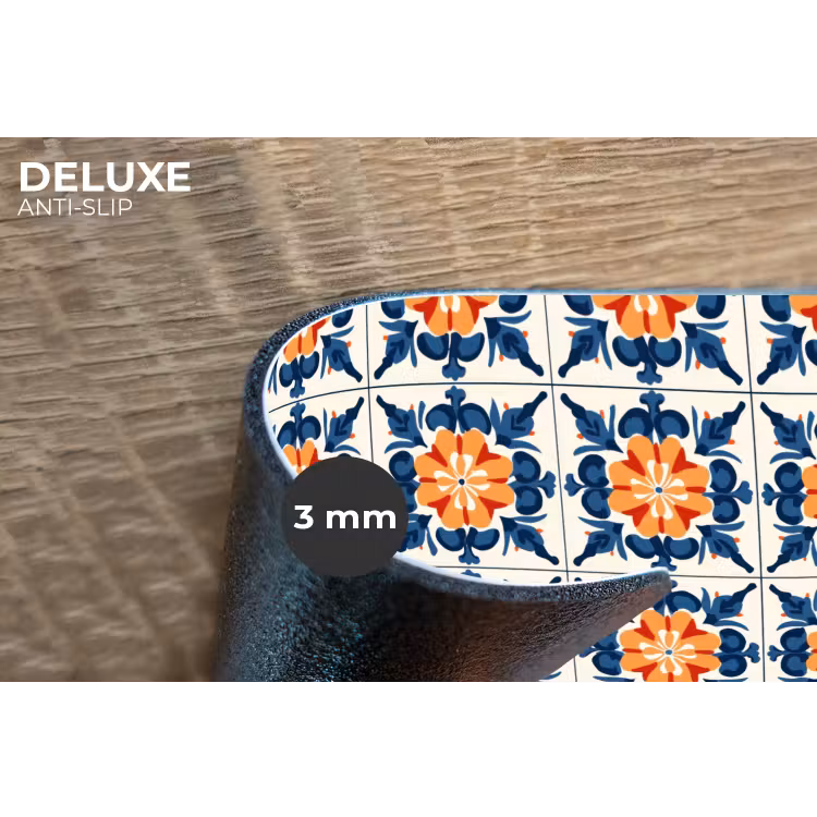 Placemat - 6 stuks - Traditioneel - Tegel - Oranje — 4