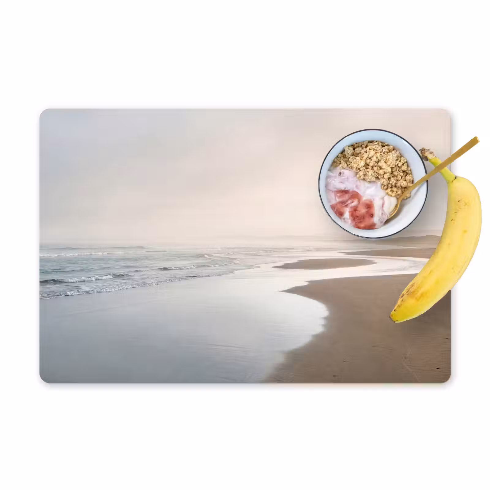 Placemat - 6 stuks - Kustlijn - Strand - Oceaan — 1