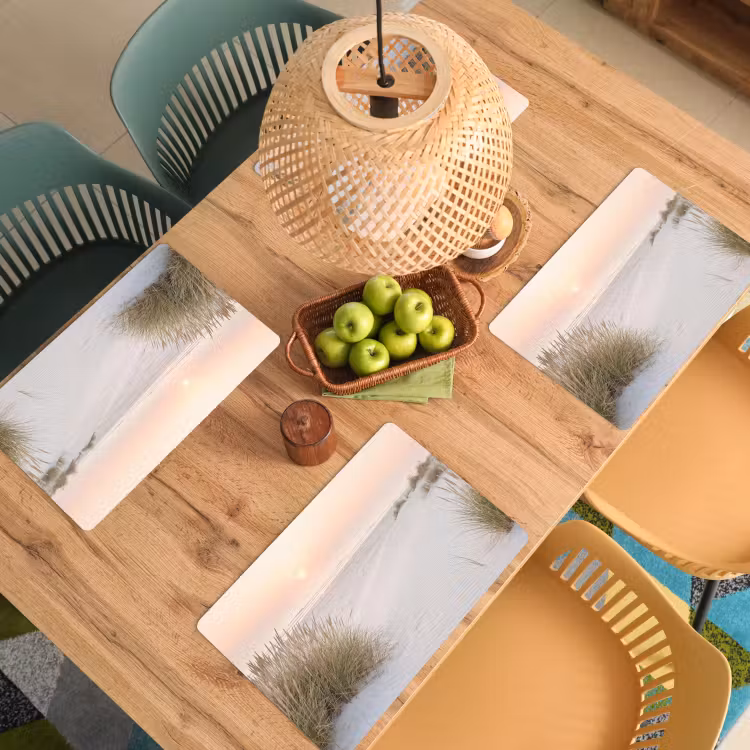 Placemat - 6 stuks - Horizon - Duinlandschap - Zand — 6