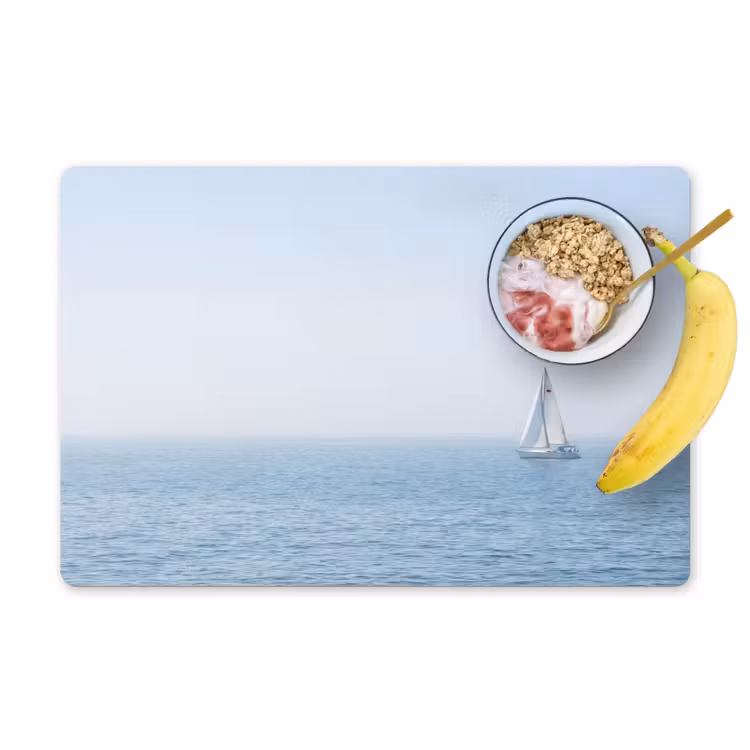 Placemat - 6 stuks - Horizon - Zeilboot - Zee — 1