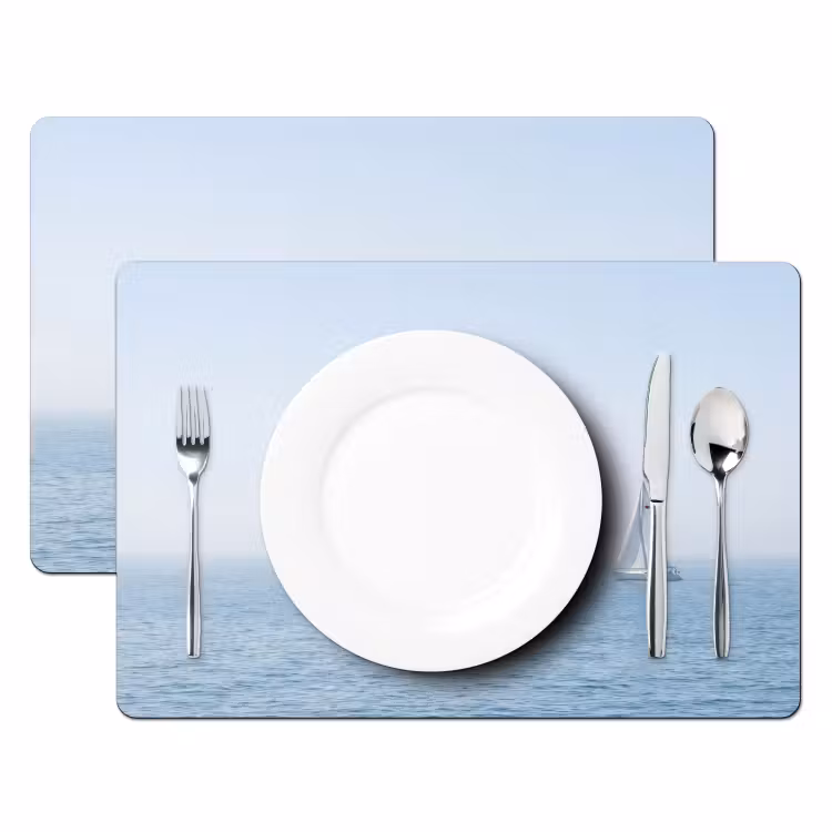 Placemat - 6 stuks - Horizon - Zeilboot - Zee — 2