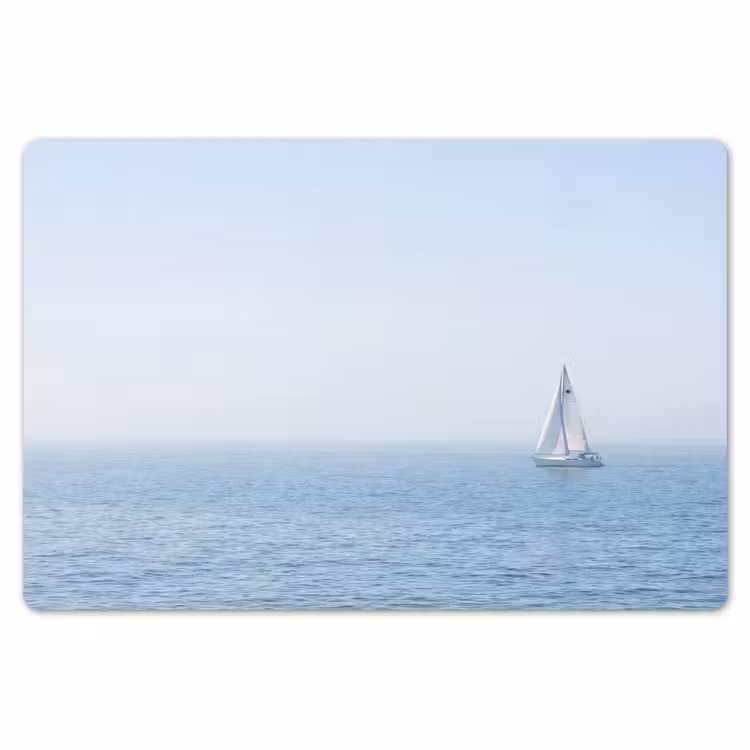 Placemat - 6 stuks - Horizon - Zeilboot - Zee — 7