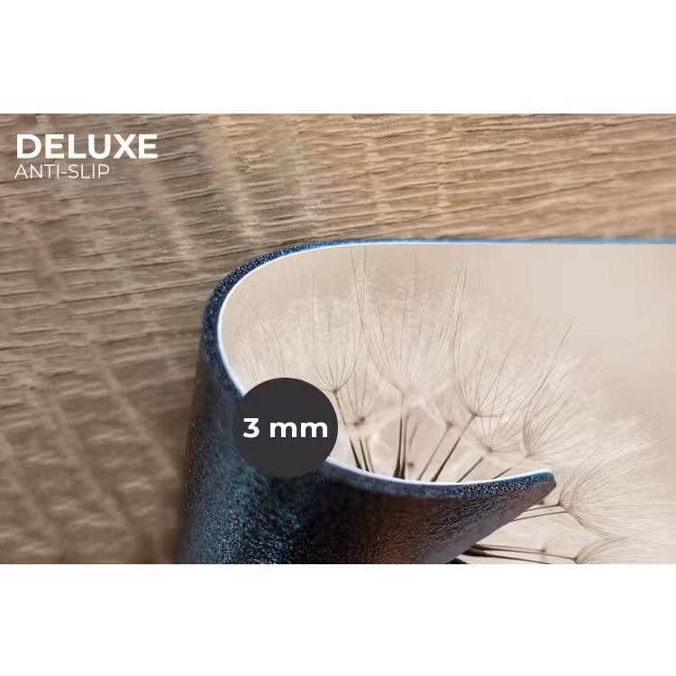 Placemat - 6 stuks - Paardenbloem - Minimalistisch - Wit — 4