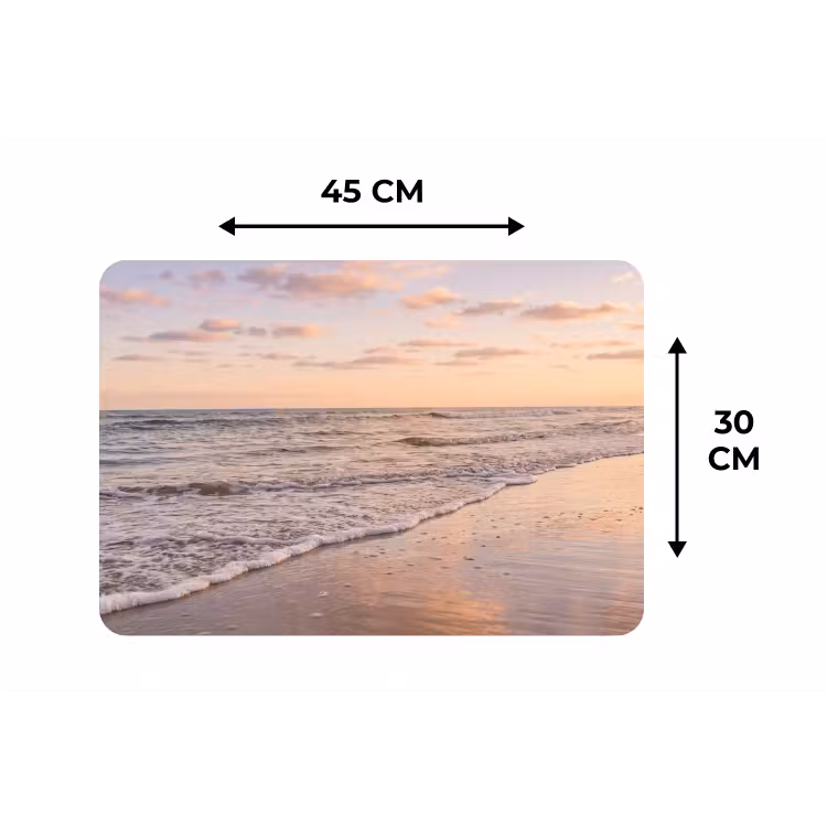 Placemat - 6 stuks - Strand - Branding - Wolken — 3