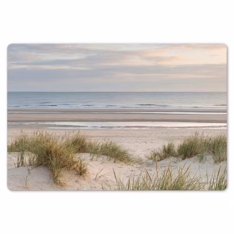 Placemat - 6 stuks - Zandstrand - Bewolkt - Duinen — 7