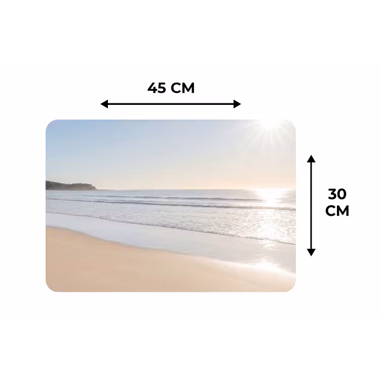 Placemat - 6 stuks - Zee - Zon - Zand — 3