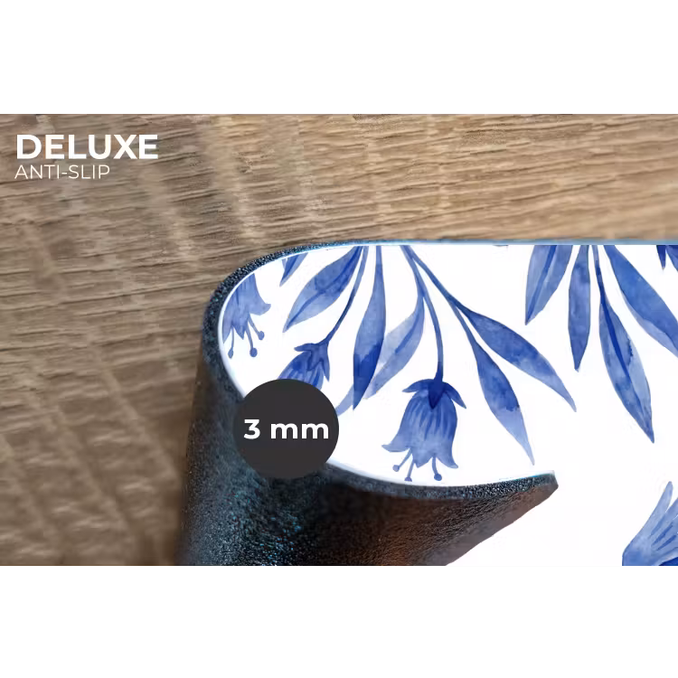 Placemat - 6 stuks - Modern - Vogels - Delfts - Blauw — 4