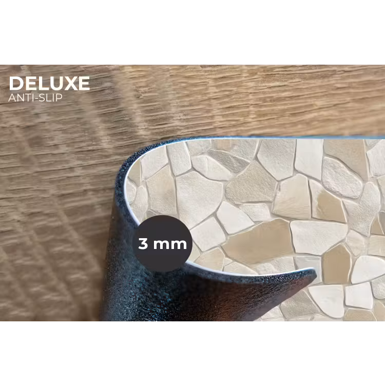 Placemat - 6 stuks - Mozaïek - Stenen - Beige — 4