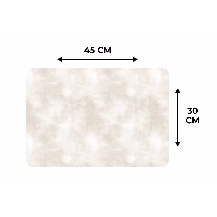 Placemat - 6 stuks - Subtiel - Structuur - Beige — 3