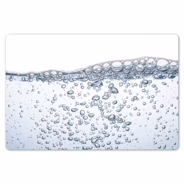 Placemat - 6 stuks - Luchtbellen - Water - Dynamisch — 7