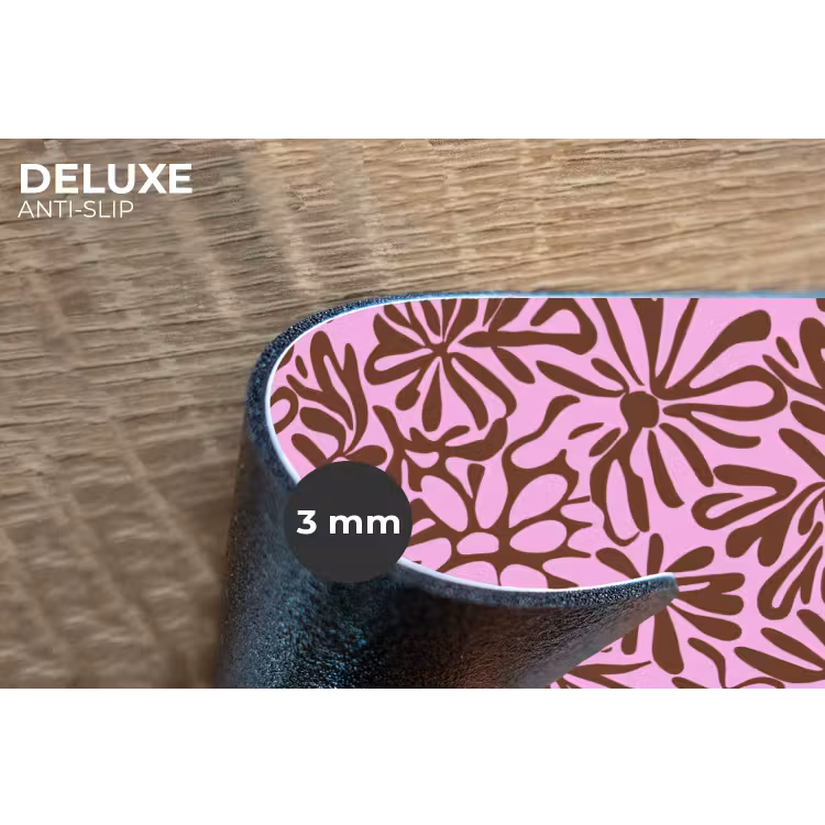 Placemat - 6 stuks - Organisch - Patroon - Roze — 4