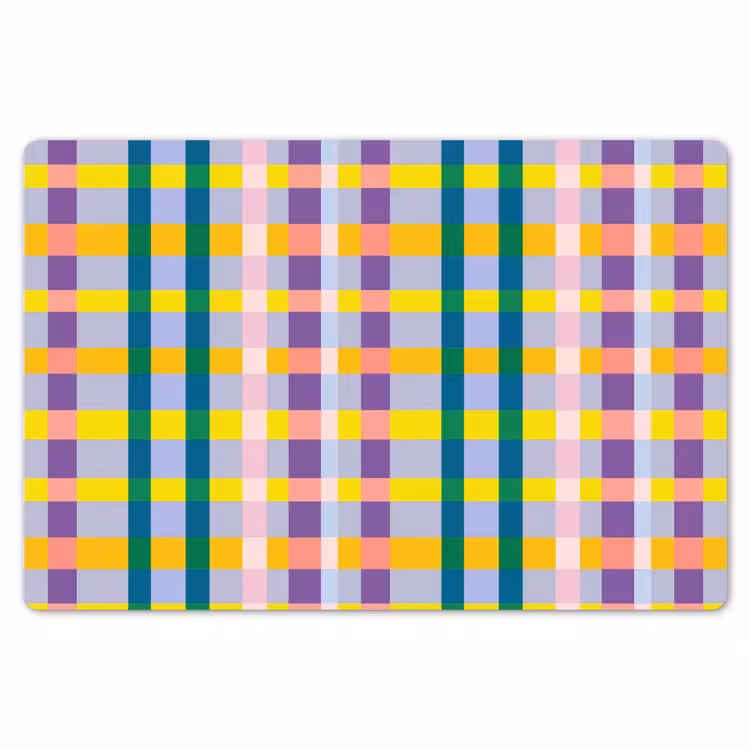 Placemat - 6 stuks - Ruit - Patroon - Kleurrijk — 7