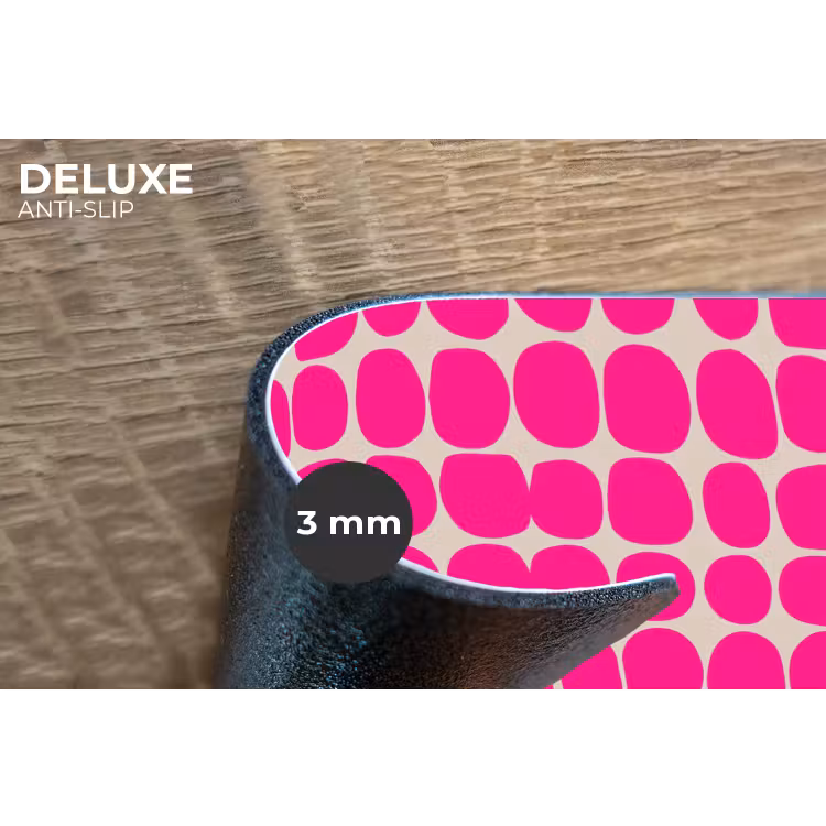 Placemat - 6 stuks - Stippen - Patroon - Roze — 4