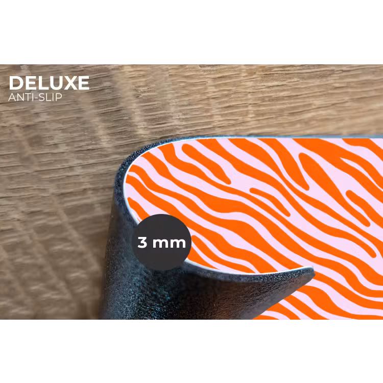 Placemat - 6 stuks - Strepen - Dynamisch - Oranje — 4