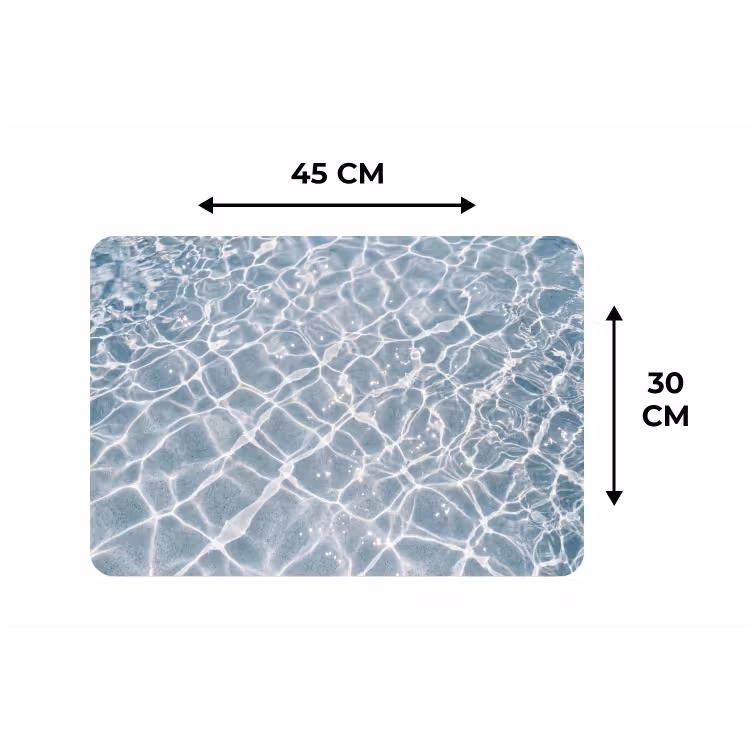 Placemat - 6 stuks - Water - Reflectie - Zonlicht — 3