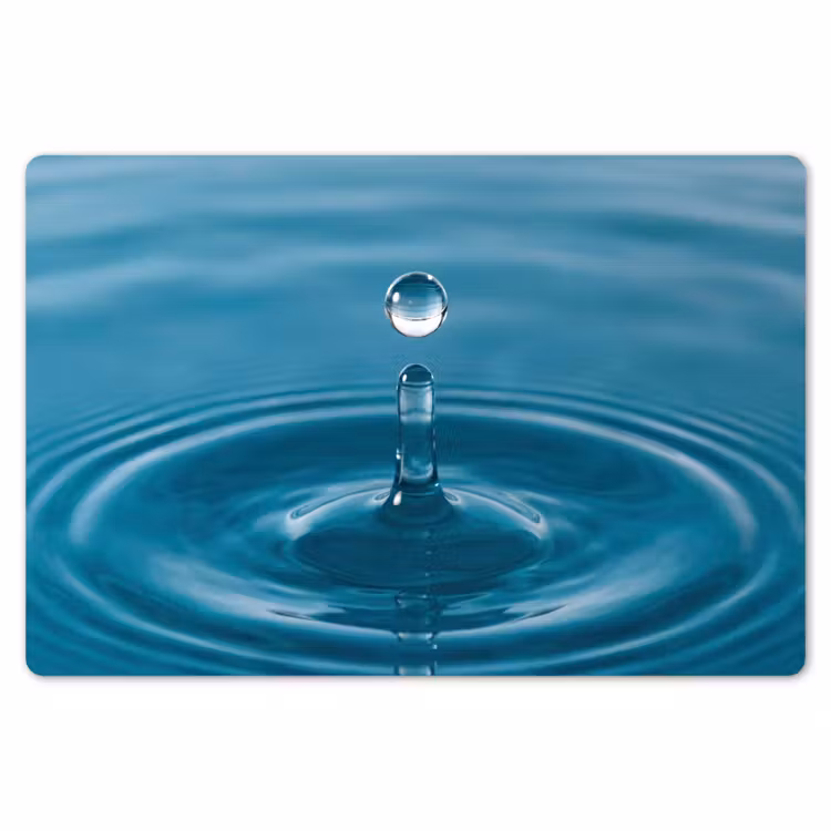 Placemat - 6 stuks - Waterdruppel - Water - Oppervlakte — 7