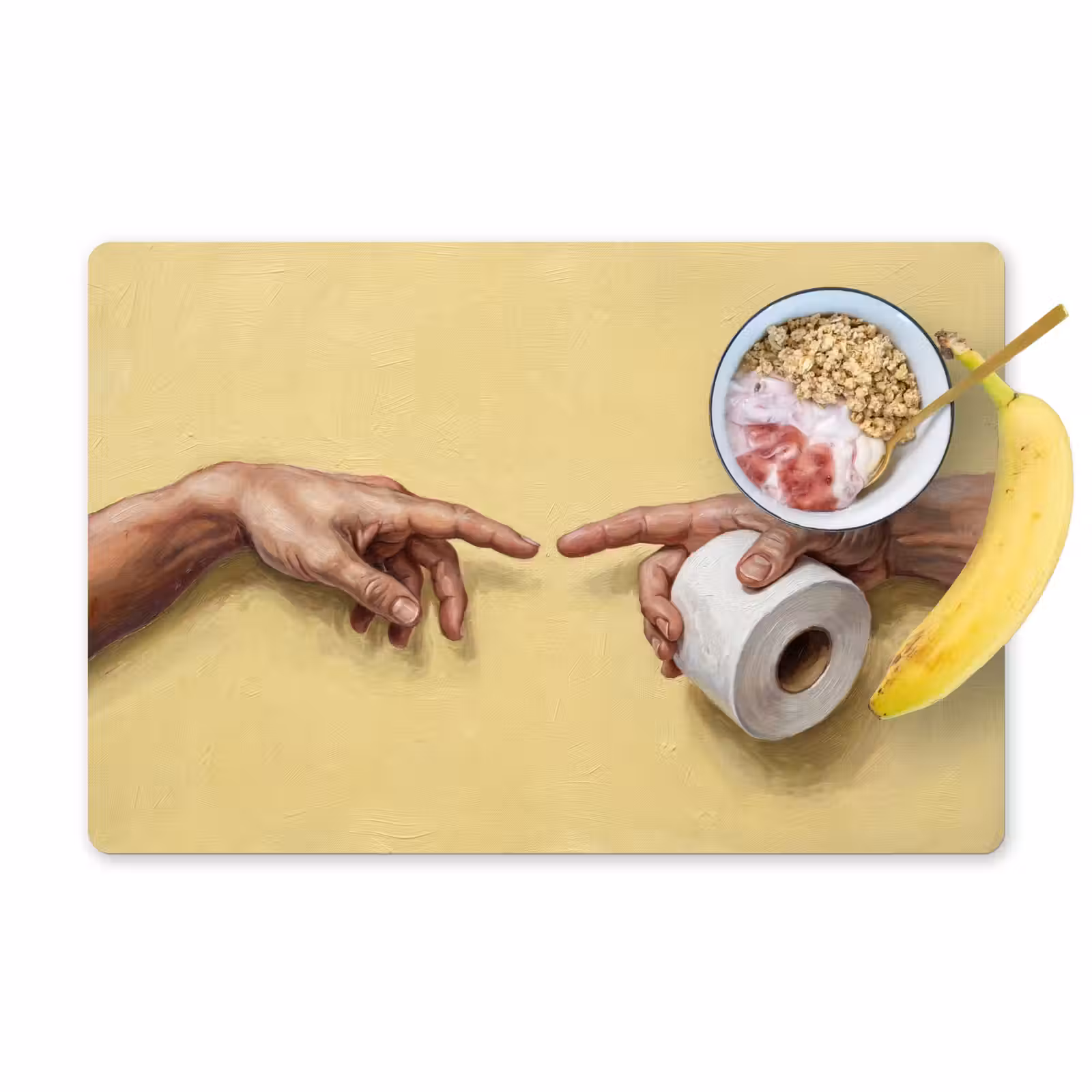 Placemat - 6 stuks - Klassiek - Kunst - Humor — 1