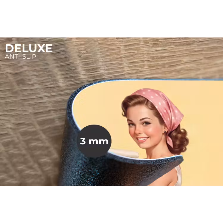 Placemat - 6 stuks - Handdoeken - Vrouw - Jurk - Roze — 4