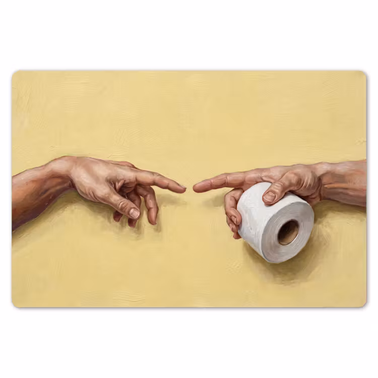 Placemat - 6 stuks - Klassiek - Kunst - Humor — 7