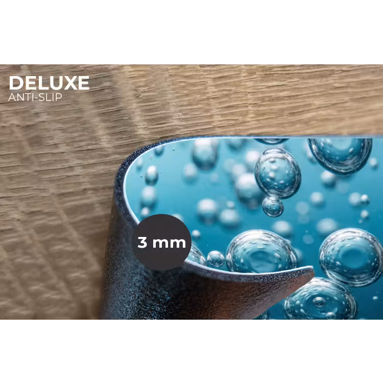 Placemat - 6 stuks - Luchtbellen - Dynamisch - Blauw — 4