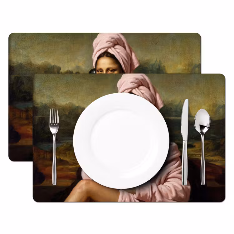 Placemat - 6 stuks - Mona - Klassiek - Roze — 2