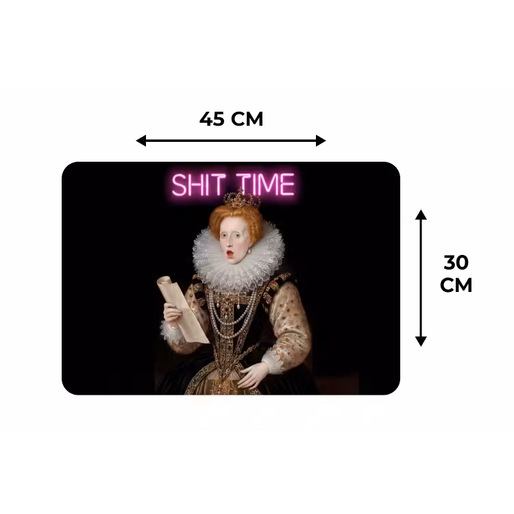 Placemat - 6 stuks - Portret - Humor - Neon — 3