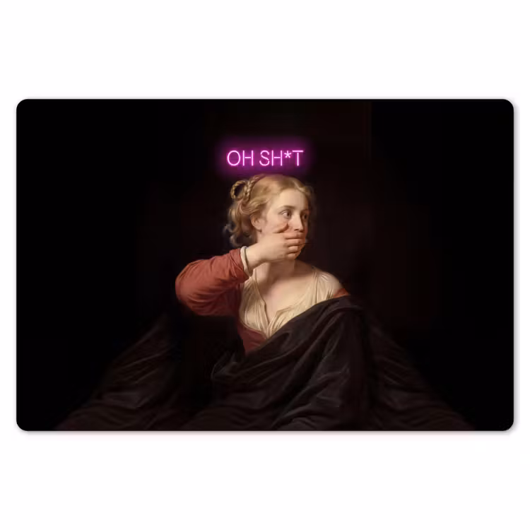 Placemat - 6 stuks - Quote - Neon - vrouw — 7