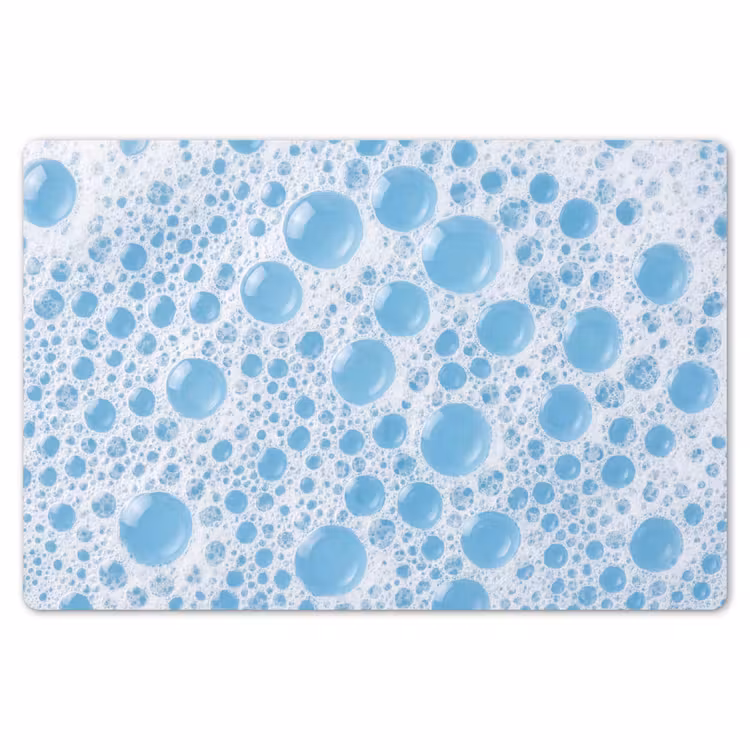 Placemat - 6 stuks - Schuim - Bubbels - Blauw — 7