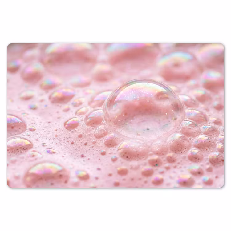 Placemat - 6 stuks - Schuim - Structuur - Roze — 7
