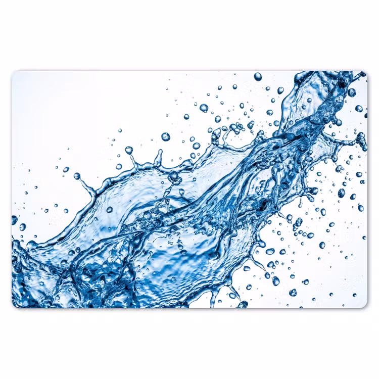 Placemat - 6 stuks - Spash - Water - Blauw — 7