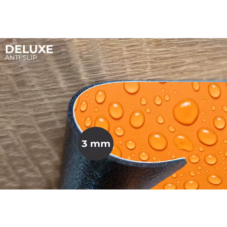 Placemat - 6 stuks - Water - Druppels - Oranje — 4
