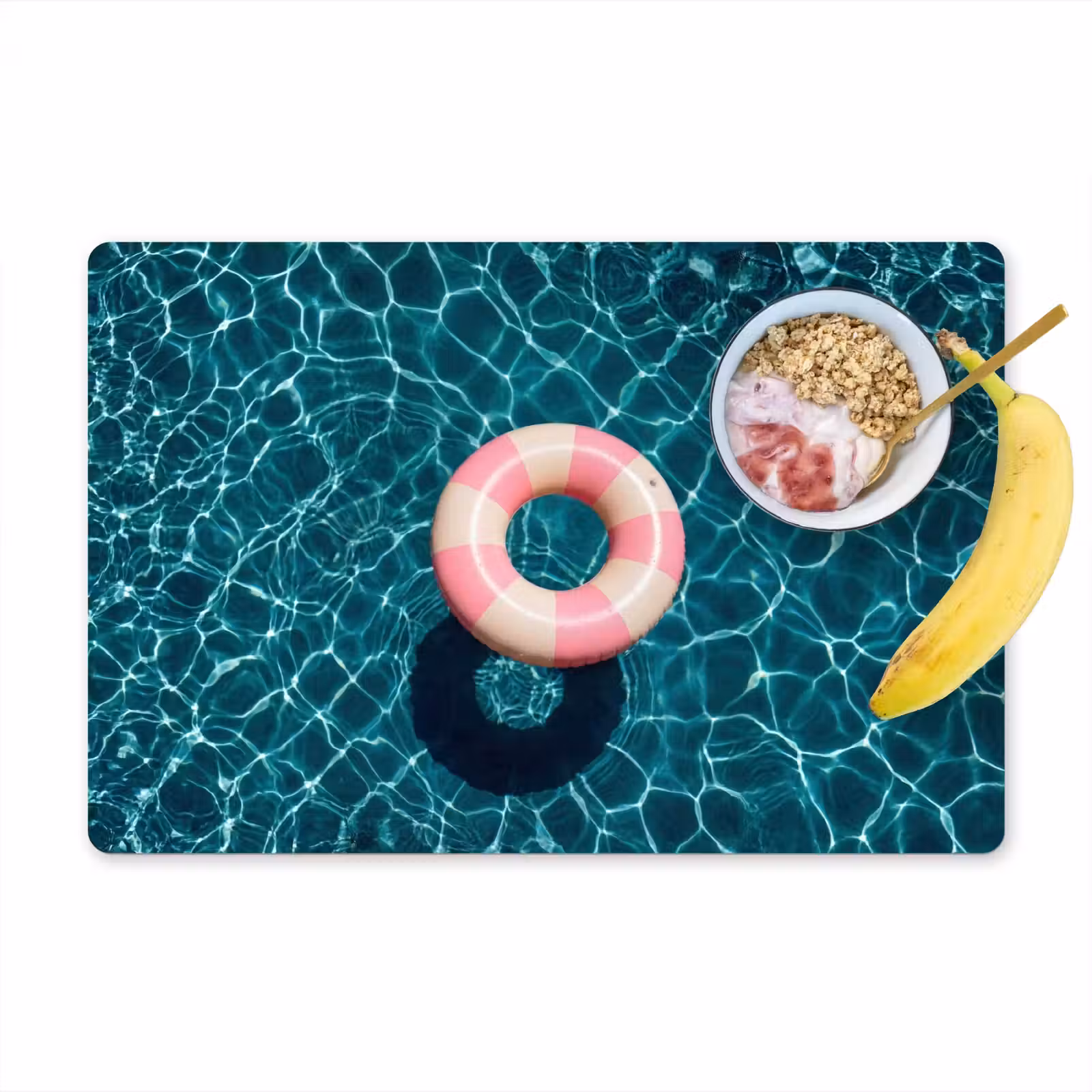 Placemat - 6 stuks - Drijvend - Zwemband - Water — 1