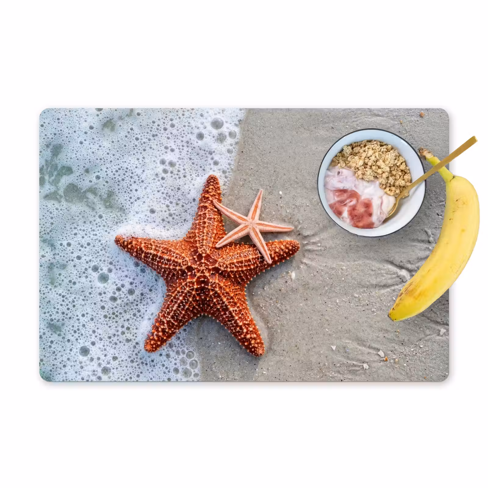 Placemat - 6 stuks - Zeester - Strand - Zee — 1