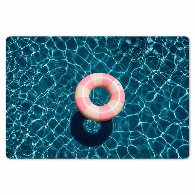 Placemat - 6 stuks - Drijvend - Zwemband - Water — 7