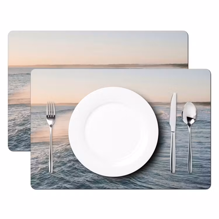 Placemat - 6 stuks - Golf - Zee - Water — 2