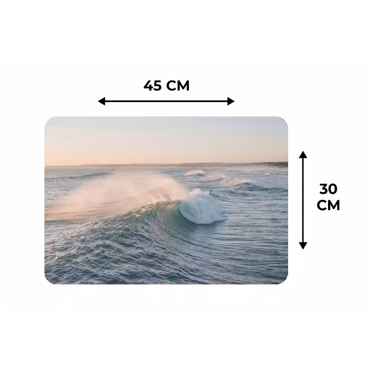 Placemat - 6 stuks - Golf - Zee - Water — 3