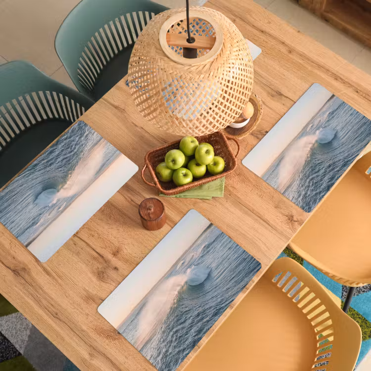 Placemat - 6 stuks - Golf - Zee - Water — 6