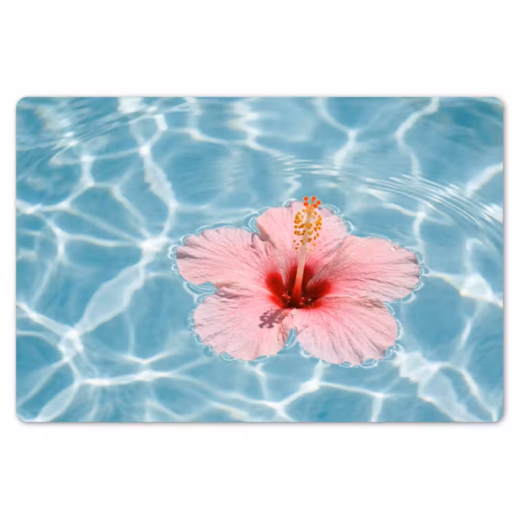 Placemat - 6 stuks - Hibiscus - Water - Roze — 7