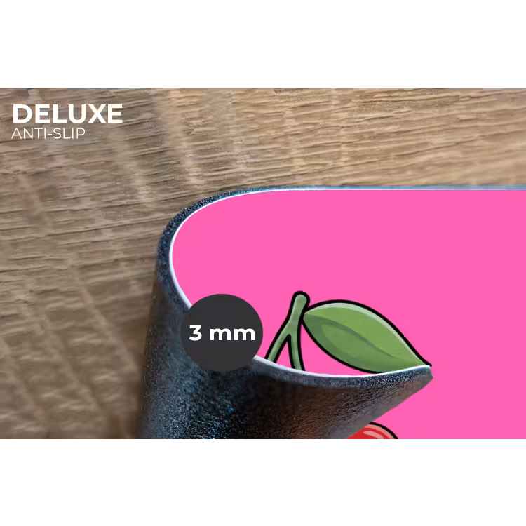 Placemat - 6 stuks - Kers - Roze - Fruit — 4