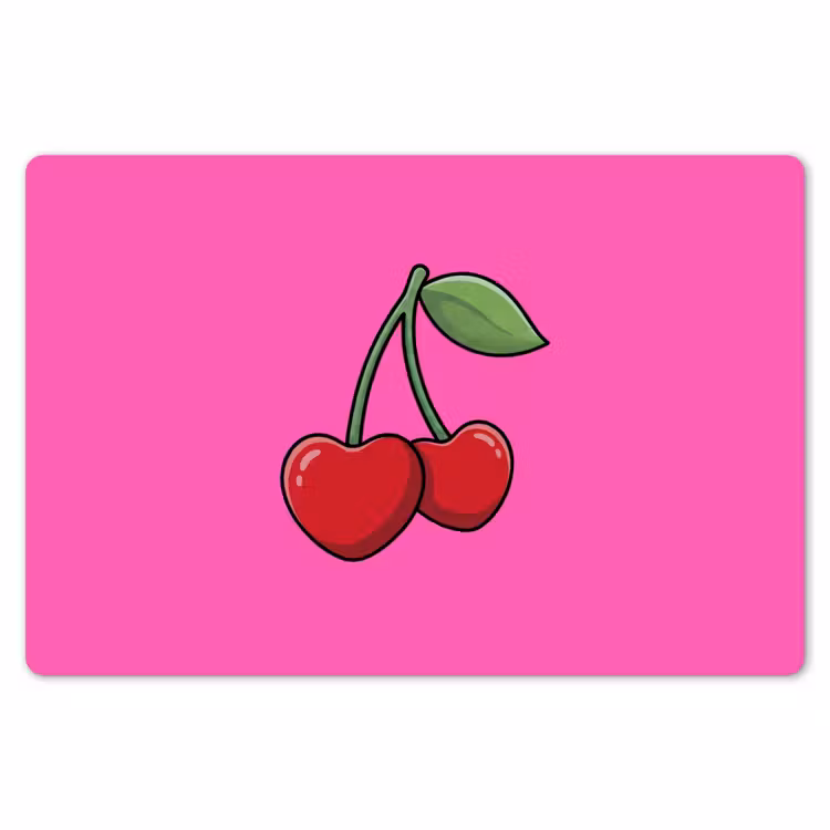 Placemat - 6 stuks - Kers - Roze - Fruit — 7