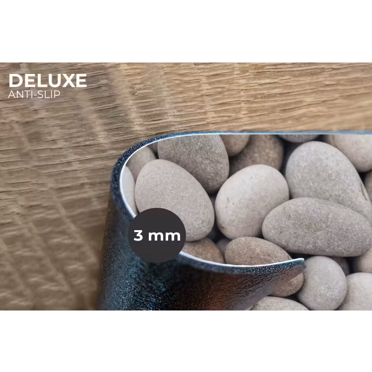 Placemat - 6 stuks - Kiezels - Stenen - Grijs — 4
